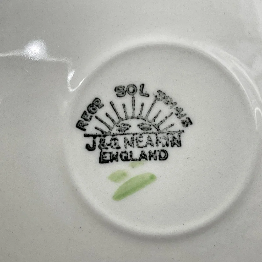 Vintage 1955 J &G Meakin Saucer Plates 5.5